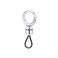 Uainhrt Creative Car Key Chain Rotatable Car Key Holder Key Fob Key Ring Clip for Men and Women