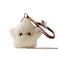 vrawas Bag Charm KeychainStar Shaped PlushSqueaky Stress Relief Toy Phone Holder for Handbag BackpackkeyringGifts for WomenWhite