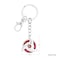Weeb Keychains Naruto Itachi Sharingan Keychain Mangeky Eye Emblem Charm Premium Metal Enamel Anime Keyring Durable for Bags or Keys Lightweight Anime Gift