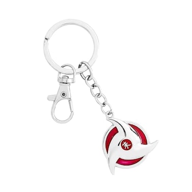 Weeb Keychains Naruto Itachi Sharingan Keychain Mangeky Eye Emblem Charm Premium Metal Enamel Anime Keyring Durable for Bags or Keys Lightweight Anime Gift