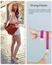 WEESMILE Keychain Wristlet Stretchy Key Chain for Car Keys with D ring Cute Scrunchie Wrist Bracelet for Women Men Deep Rose