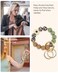 WEESMILE Silicone Key Ring Bracelet Cute Keychain Wristlet with 2 Key Rings Elastic Car Key Holder Bangle for Women Daisy Brown Leopard