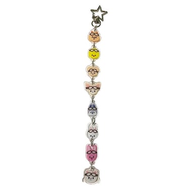 WELLRI Cute Kpop Keychain Cartoon Keyring Pendant Stay Fans Gifts Bag Charm Backpack Accessory