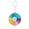 FunBoat What To Eat Wheel Spinning Keychain Cute Mood Key Chains Aesthetic Charm Gift for Women Men