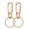Wikavanli Metal Keychains Keyring Key Chain Ring Clip Holder Organizer for Home Car Keys Key Finder Women Men 2 Gold