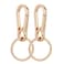 Wikavanli Metal Keychains Keyring Key Chain Ring Clip Holder Organizer for Home Car Keys Key Finder Women Men 2 Gold