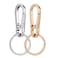 Wikavanli Metal Keychains Keyring Key Chain Ring Clip Holder Organizer for Home Car Keys Key Finder Women Men 2 Gold Silver