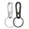 Wikavanli Metal Keychains Keyring Key Chain Ring Clip Holder Organizer for Home Car Keys Key Finder Women Men 2 Silver Black