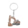 WSNANG Excavator Gifts for Men Excavator Key Rings Construction Party Keychain Excavator Driver Keychain Excavator KC