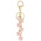 XGALBLA Light Pink Cute Initial Letter A Keychain for Women Flower Bag Charms Letter Keyring Purse Bag AccessoriesLight Pink A
