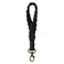 XGALBLA Soft Macrame Keychain Boho Handmade Wristlet Bracelet Keychain Country style Wrist Lanyard Handmade Weave Exquisite Holder for WomenBlack