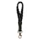 XGALBLA Soft Macrame Keychain Boho Handmade Wristlet Bracelet Keychain Country style Wrist Lanyard Handmade Weave Exquisite Holder for WomenBlack