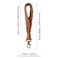 XGALBLA Soft Macrame Keychain Boho Handmade Wristlet Bracelet Keychain Country style Wrist Lanyard Handmade Weave Exquisite Holder for WomenCoffee