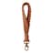 XGALBLA Soft Macrame Keychain Boho Handmade Wristlet Bracelet Keychain Country style Wrist Lanyard Handmade Weave Exquisite Holder for WomenCoffee