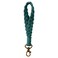 XGALBLA Soft Macrame Keychain Boho Handmade Wristlet Bracelet Keychain Country style Wrist Lanyard Handmade Weave Exquisite Holder for WomenGreen
