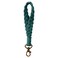 XGALBLA Soft Macrame Keychain Boho Handmade Wristlet Bracelet Keychain Country style Wrist Lanyard Handmade Weave Exquisite Holder for WomenGreen