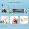 YOU WIZV Cute Keychain Kawaii Backpack Liquid Floating Anime Black Keychain for Girls Women Daughters Sister