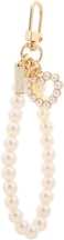 YSSZAM Gold Womens Imitation Pearl Chain Key Chain Backpack Key Pendant Accessories Key Ring Charm GiftsLove Heart Womens Keyrings and Keychains