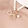 YSSZAM Gold Womens Imitation Pearl Chain Key Chain Backpack Key Pendant Accessories Key Ring Charm GiftsLove Heart Womens Keyrings and Keychains