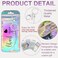 YUESEK 30 Pcs Beadable Keychain Bars Bulk Blank Creative Cute Keychains Bar for Beads Purse Keychains for Women Man