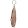 ZOONAI Women Leather Tassel Keychain Car Keyring Holder Bag Wallet Purse Decorations