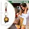 ZOUITY Leather Leaf Fruit Keychain Retro AccessoriesCute Keychains for Women Wallet BagPurse Keyring HolderWomens Key Organizer and Keychains Pendant CharmsBrown Daisy
