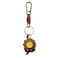 ZOUITY Leather Leaf Fruit Keychain Retro AccessoriesCute Keychains for Women Wallet BagPurse Keyring HolderWomens Key Organizer and Keychains Pendant CharmsBrown Daisy