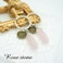 ZUOPIPI Zodiac Crystal Stone Keychain Natural Rose StoneRed AgateAventurine Healing Crystal Keychain Cancer