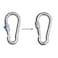 ESKONI 5 Pc 45 Big Heavy Duty 750LBS Stainless Steel Non Rust Spring Snap Keychain Clip Hook Carabiner Screw Lock Key Ring Hook with Spring Loaded GateOutdoor Camping Traveling Hiking etc
