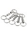 ShineIn Quick Release Keychain for Backpack Detachable Small Key Ring Pull Apart Key Chain for Car Keys Set of 5