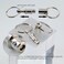 ShineIn Quick Release Keychain for Backpack Detachable Small Key Ring Pull Apart Key Chain for Car Keys Set of 5