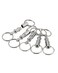 ShineIn Quick Release Keychain for Backpack Detachable Small Key Ring Pull Apart Key Chain for Car Keys Set of 5