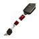 Silipac Aluminum Magnetic Quick Release Keychain Lightweight Detachable Key Ring Connector for Car Keys OneHand EDC Quick Release Key Holder 360 Swivel PullApart Keychain Red