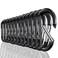 STURME 3 Aluminum D Ring Carabiners Clip D Shape Spring Loaded Gate Small Keychain Carabiner Clip Set for Outdoor Camping Mini Lock Snap Hooks Spring Link Key Chain Durable Improved 12 PCS Black
