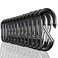 STURME 3 Aluminum D Ring Carabiners Clip D Shape Spring Loaded Gate Small Keychain Carabiner Clip Set for Outdoor Camping Mini Lock Snap Hooks Spring Link Key Chain Durable Improved 12 PCS Black