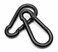 Branded Boards Black Silver ZincGalvanized Heavy Duty Bushcraft Carabiner Spring Snap Clip Link Hooks 200500lb Load 2 6 12 Packs Black7cm2 Pack