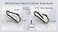 Branded Boards Heavy Duty Bushcraft Stainless Steel Carabiner Spring Snap Clip Link Hooks 200500lb Load 2 6 12 Packs 8cm6pack
