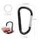 CampTek 10PCS Carabiner Caribeaner ClipExtra Large 4 Aluminum Carabeaner Keychain HookSpring Snap Key Chain Clip 10D