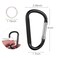 CampTek 10PCS Carabiner Caribeaner ClipExtra Large 4 Aluminum Carabeaner Keychain HookSpring Snap Key Chain Clip 10D
