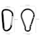 CampTek 10PCS Carabiner Caribeaner ClipExtra Large 4 Aluminum Carabeaner Keychain HookSpring Snap Key Chain Clip 10D