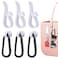 CULASIGN 6 Pcs Hooks Set Compatible for Bog Bags Key Holder Compatible for Bog Bag Accessories Insert Charm Carabiner Keychain for Beach Tote Bag