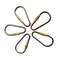 EKLOEN 5pcs MINI Titanium Locking Carabiner Perfect DRing for Outdoor and Indoor Use