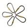 EKLOEN 5pcs MINI Titanium Locking Carabiner Perfect DRing for Outdoor and Indoor Use
