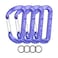 GABBRO Gabbro Carabiner Clips Heavy Duty 12kN 2697 lbs 32 Inch Aluminum Wiregate Snap Lightweight 4 Pack for Hammock Hiking Camping Water Bottle Dog Leash Harness Keychains Purple