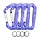 GABBRO Gabbro Carabiner Clips Heavy Duty 12kN 2697 lbs 32 Inch Aluminum Wiregate Snap Lightweight 4 Pack for Hammock Hiking Camping Water Bottle Dog Leash Harness Keychains Purple