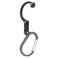 GEAR AID HEROCLIP Carabiner Gear Clip and Hook Medium for Camping Backpack and Garage Organization Forest Green