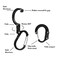 GEAR AID HEROCLIP Carabiner Gear Clip and Hook Medium for Camping Backpack and Garage Organization Forest Green