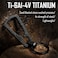 KeyUnity Titanium Carabiner Keychain Clip Quick Release EDC Key Holder Organizer with Key Ring KM04BK