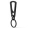 KeyUnity Titanium Carabiner Keychain Clip Quick Release EDC Key Holder Organizer with Key Ring KM04BK