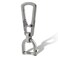 KeyUnity Titanium Carabiner Keychain Clip Quick Release EDC Key Holder Organizer with Key Ring KM17SW